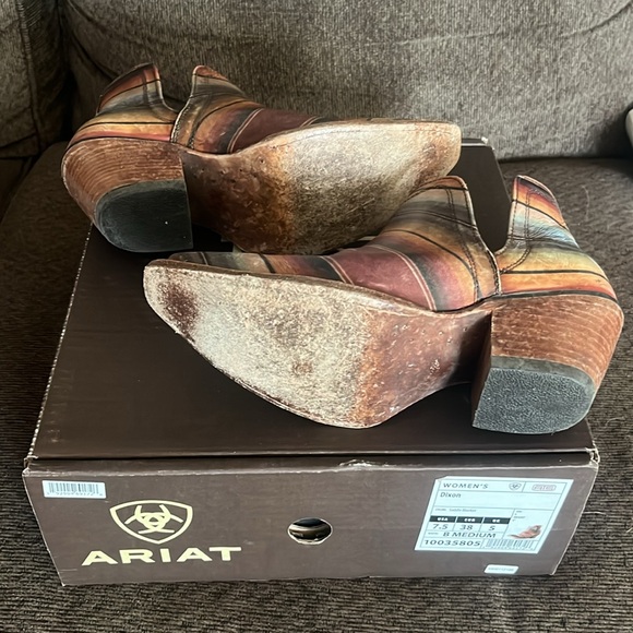 Ariat Multicolor Western Ankle Boots - Picture 9 of 11